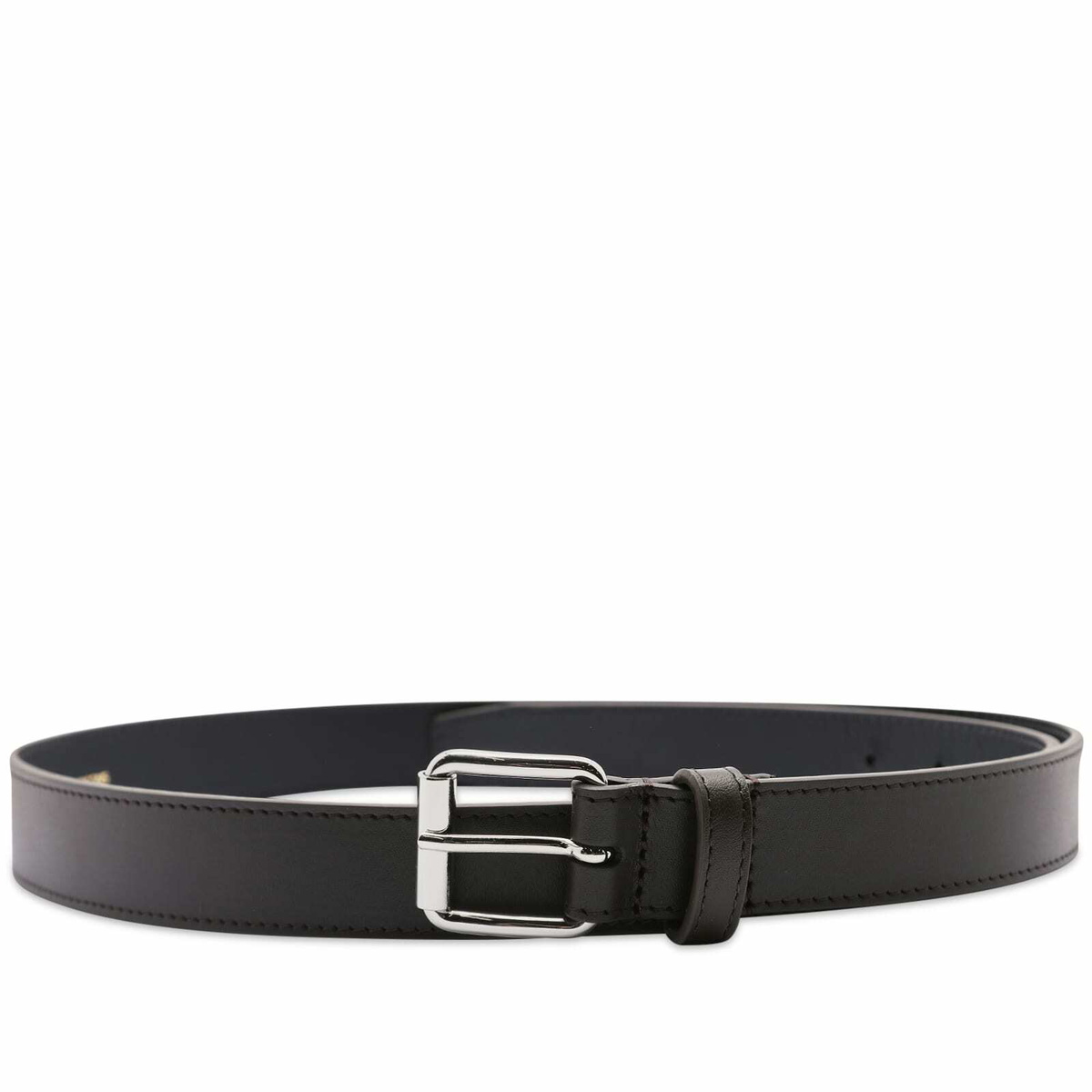 Comme des Garçons Men's Classic Leather Belt in Brown