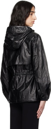 MACKAGE Black Isha Balloon Sleeve Rain Jacket