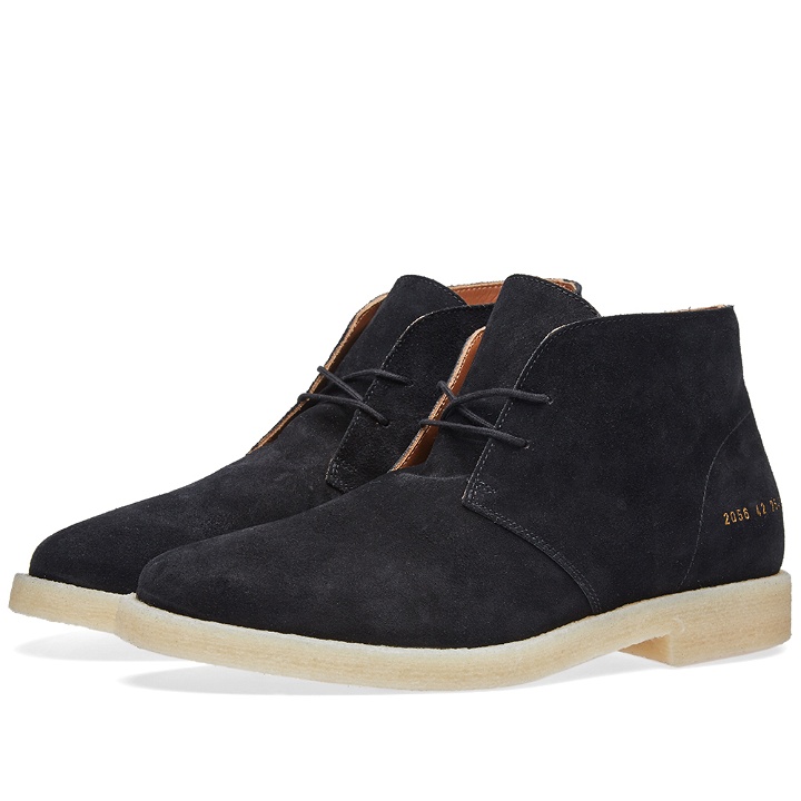 Photo: Common Projects Crepe Sole Chukka Suede