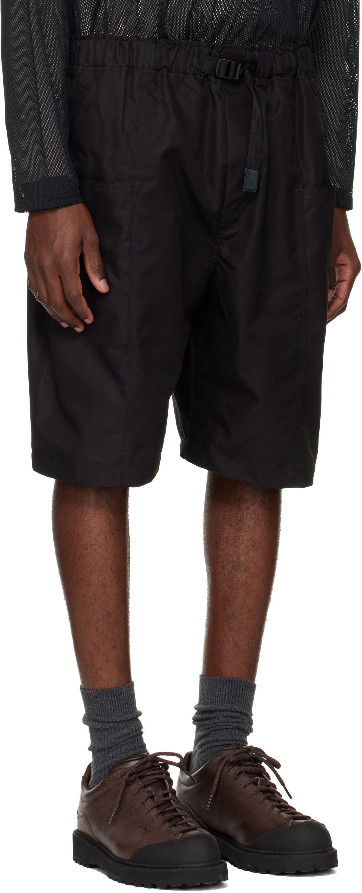 South2 West8 Black Belted C.S. Shorts