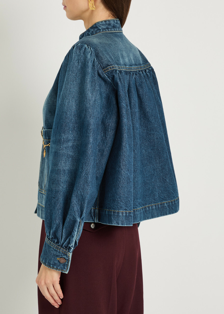 Chloe Capsule Embellished Denim Jacket