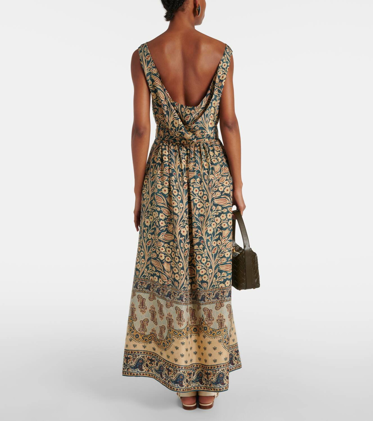 Loro Piana Kiko printed silk maxi dress Loro Piana