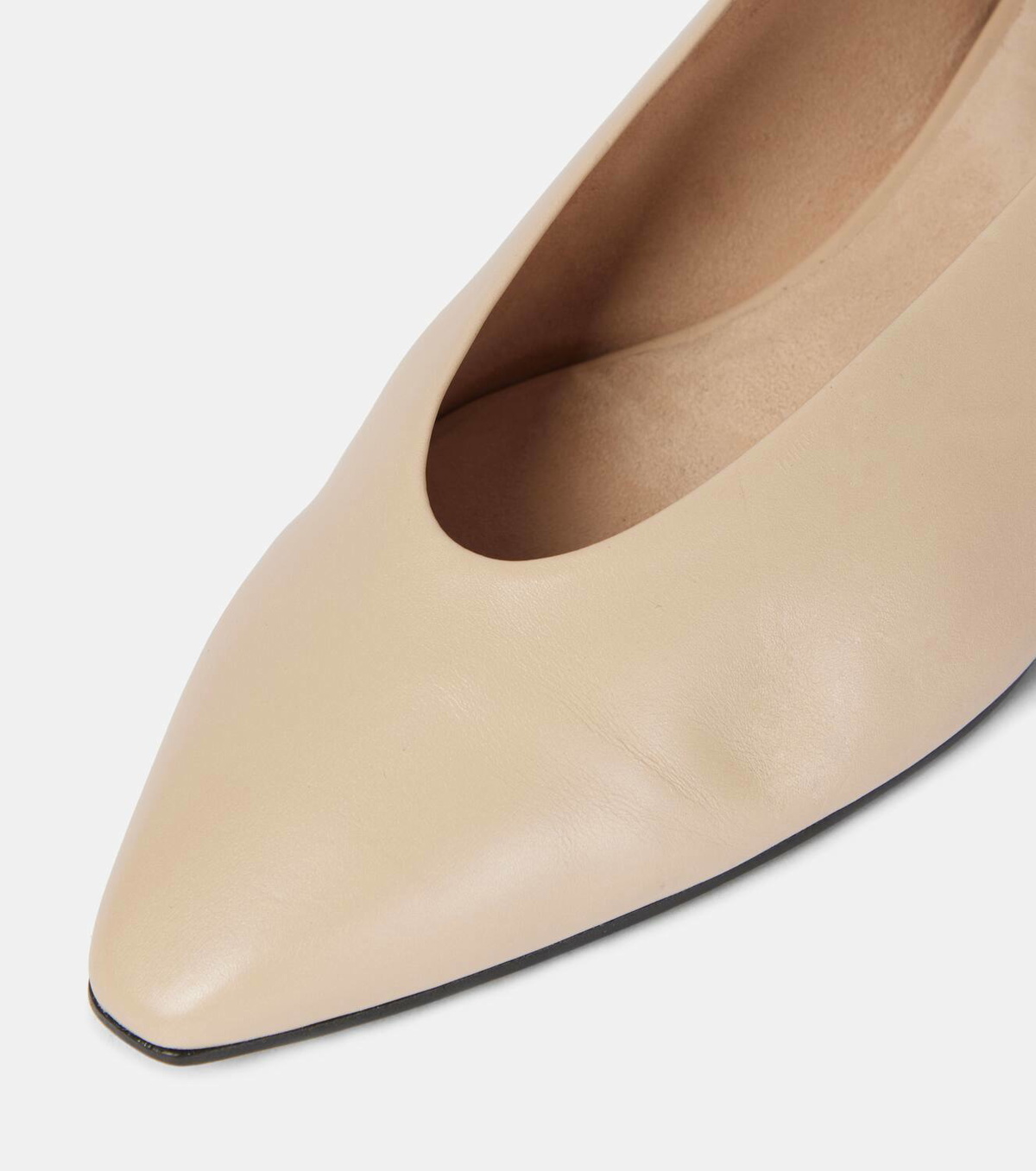 Loro Piana Rebecca leather ballet flats Loro Piana