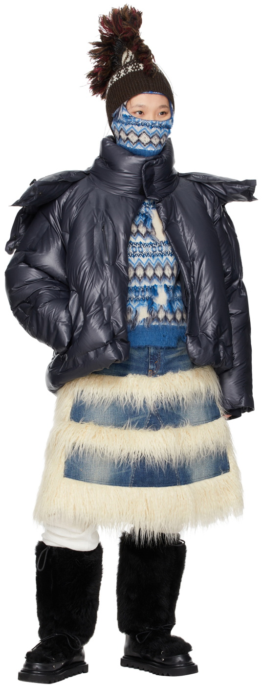 Moncler Genius Moncler DingYun Zhang Navy Klolk Jacket