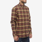 Fred Perry Authentic Men's Tartan Shirt in Shaded Stone