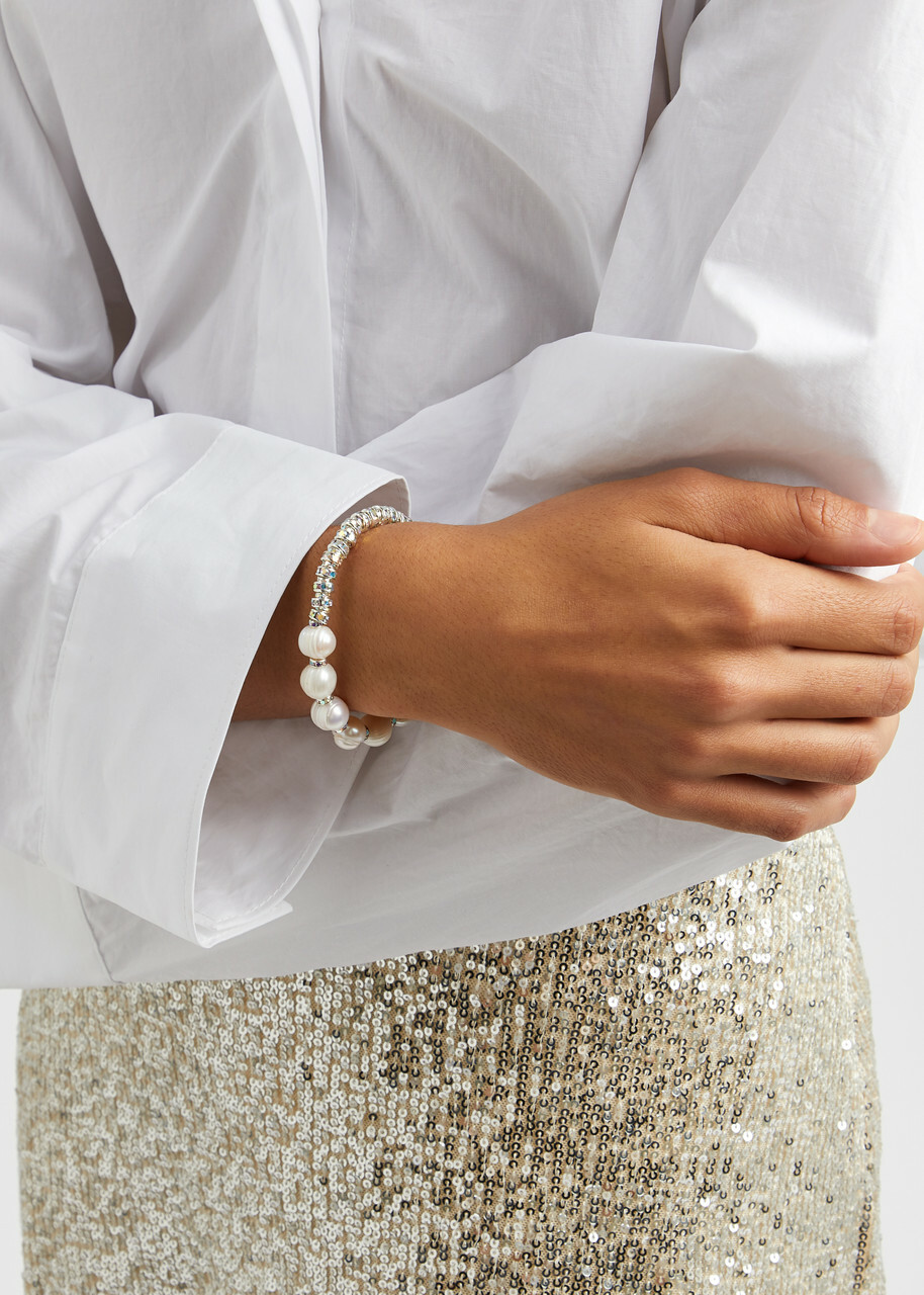 Pearl Octopuss.y Paris Sterling Silver Bracelet - One Size
