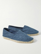 Orlebar Brown - Fleet Cotton-Terry Espadrilles - Blue