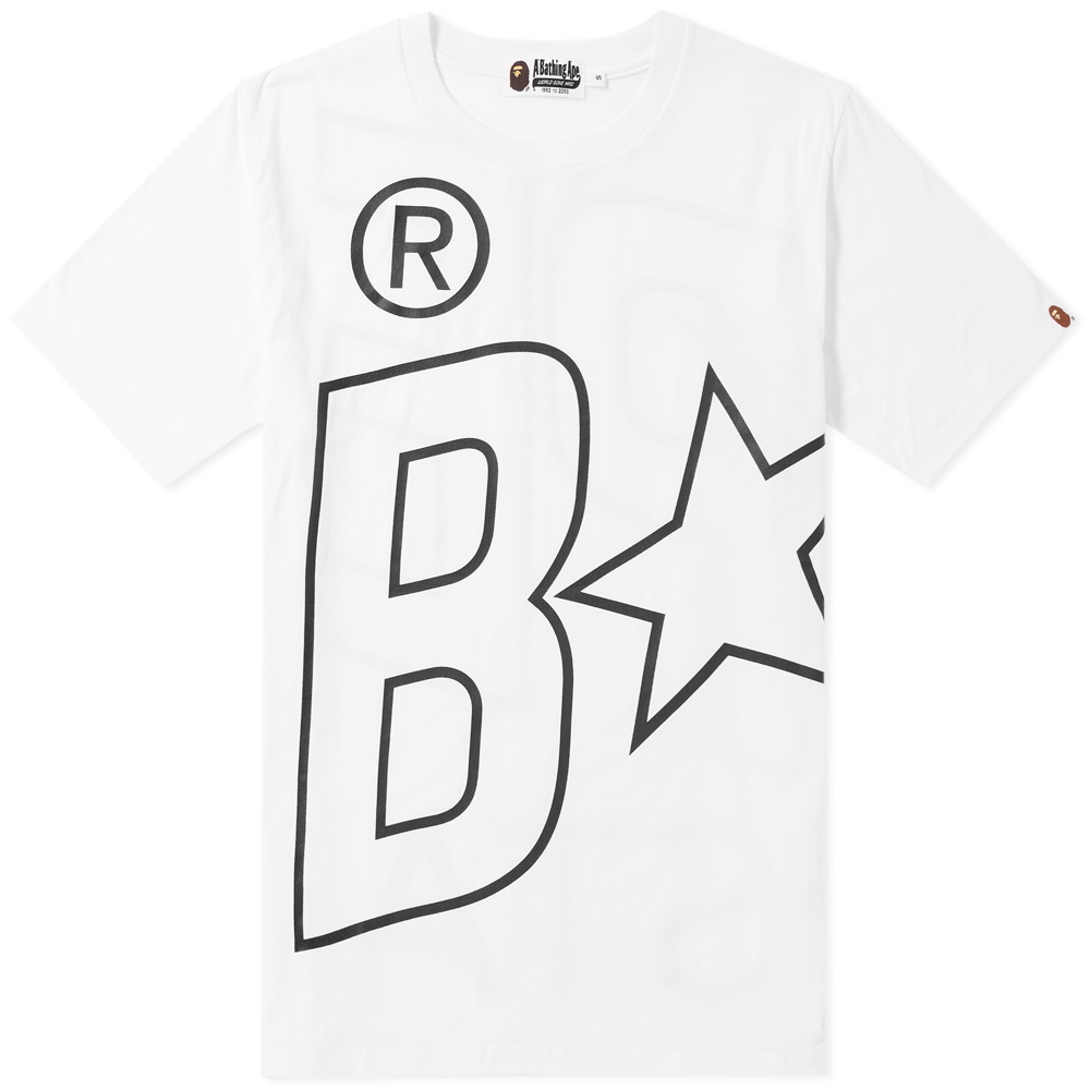 A Bathing Ape Big Line Bapesta Tee A Bathing Ape