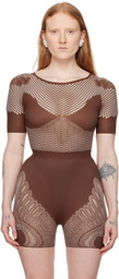 Poster Girl Brown Vivian Bodysuit