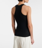 The Row Cendrea ribbed-knit cotton tank top