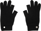 Rick Owens Black Tower Touchscreen Gloves