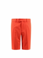J.Lindeberg Technical Fabric Bermuda Shorts With Logo Print