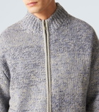 Le Kasha Lamdu cashmere zip-up cardigan