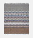 Missoni Antwan fringed wool-blend throw