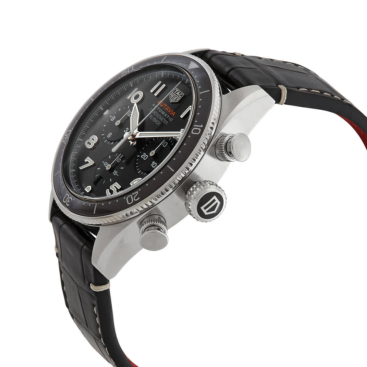 Tag Heuer Autavia Chronograph Automatic Black Dial Mens Watch CBE511A-FC8279
