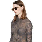 Fendi Gold FF Diamonds Sunglasses