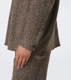 Auralee Wool tweed overshirt