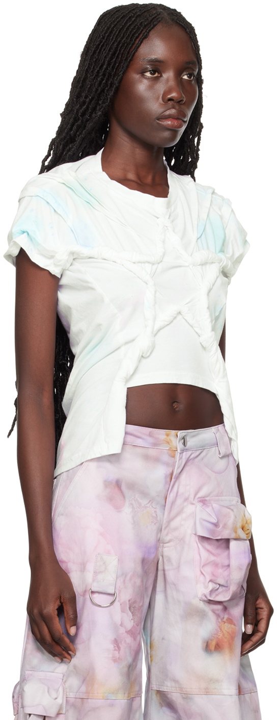 Collina Strada White Star Trail T-Shirt Collina Strada
