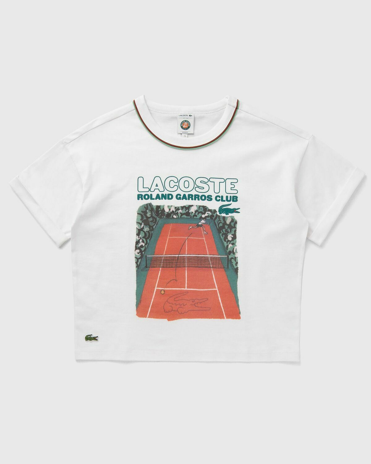 Lacoste TEE-SHIRT White Womens Shortsleefe