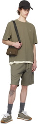 AMI Paris Khaki Canvas Ami de Coeur Lunch Box Bag