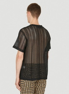 Volume Mesh T-Shirt in Black