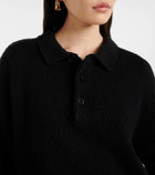 Aya Muse Oversized cotton polo sweater