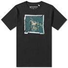 Maharishi Men's Cubist Warhol Fright Wig T-Shirt in Black