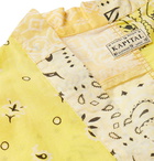 KAPITAL - Patchwork Bandana-Print Cotton-Blend Shirt - Yellow