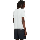 Acne Studios Green Distressed Logo T-shirt