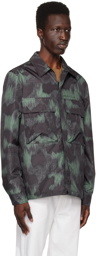 PS by Paul Smith Green & Black Printed Jacket