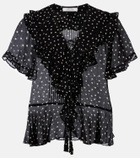 Dorothee Schumacher Dancing Dots polka-dot georgette blouse