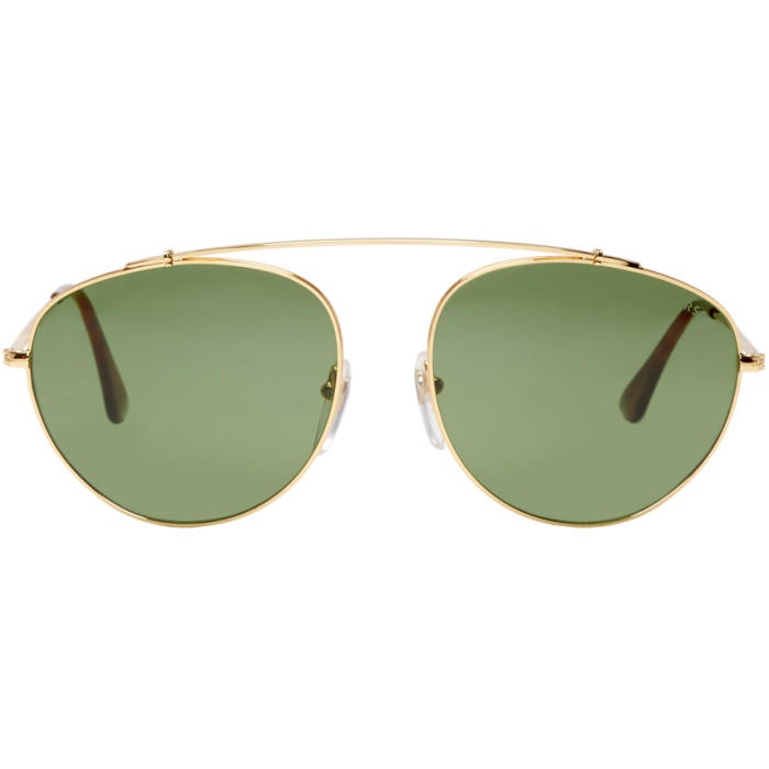 Photo: Super Gold and Green LÃ©on Sunglasses 