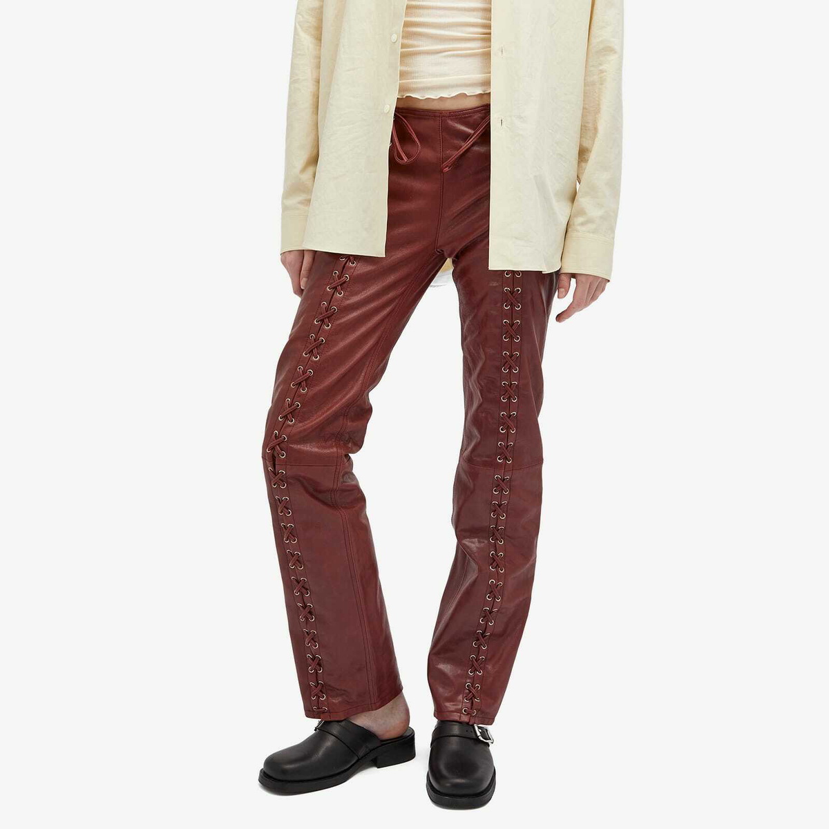 Saks Potts Women's Christina Pants in Burgundy