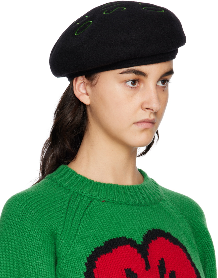 Kenzo Black Kenzo Paris Souvenir Beret