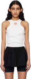 Kijun Off-White Patch Tank Top