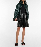 Bottega Veneta - Hooded leather jacket
