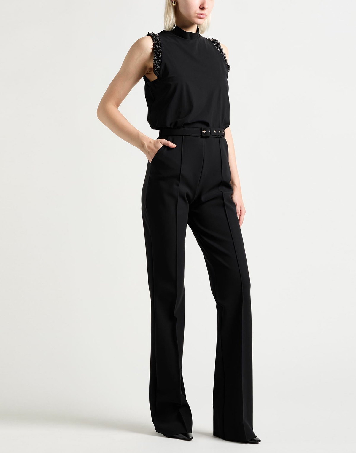 Chiara Boni La Petite Robe Womens Jumpsuit in Black