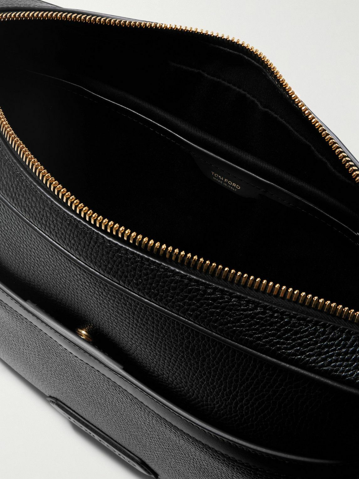 TOM FORD - Large Full-Grain Leather Messenger Bag