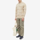 Dime Men's Wave Crew Knit in Almond