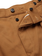 LOEWE - Cotton-Drill Cargo Trousers - Brown