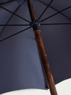 Dunhill - Shell and Wood Umbrella - Blue