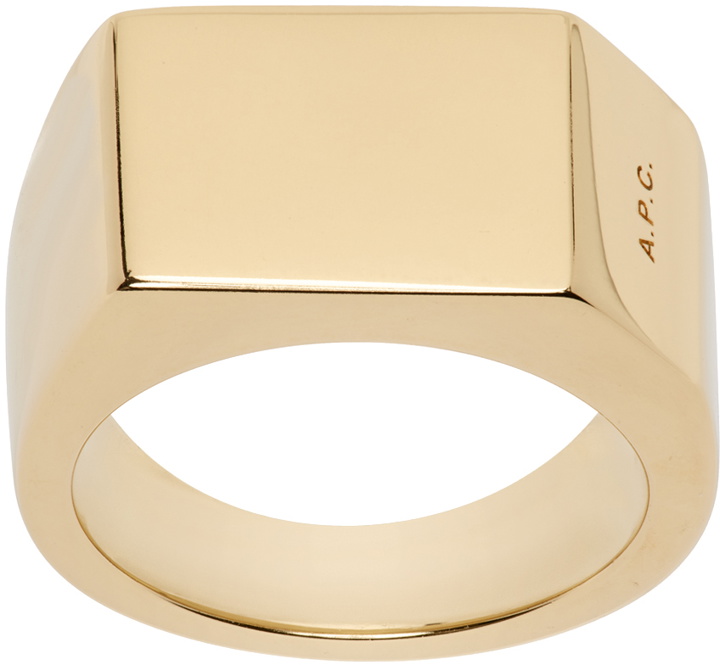 Photo: A.P.C. Gold Minimal Ring