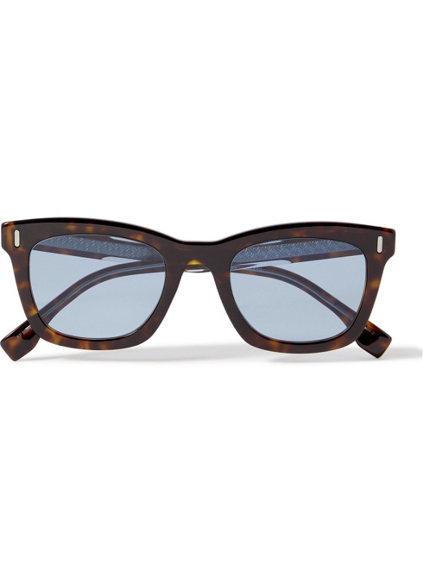 Photo: FENDI - Square-Frame Tortoiseshell Acetate Sunglasses - Brown