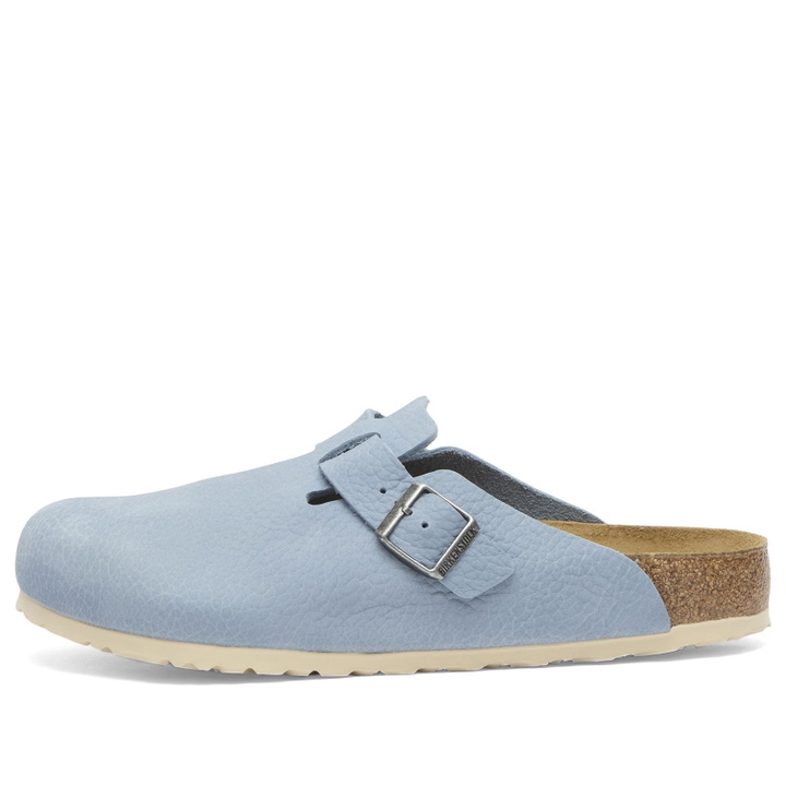 Photo: Birkenstock Men's Boston Archive - 50th Anniversary Clog - Denim Blue