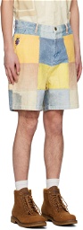 KidSuper Multicolor Check Shorts