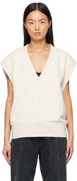 AGOLDE Beige Shaw V-Neck Vest