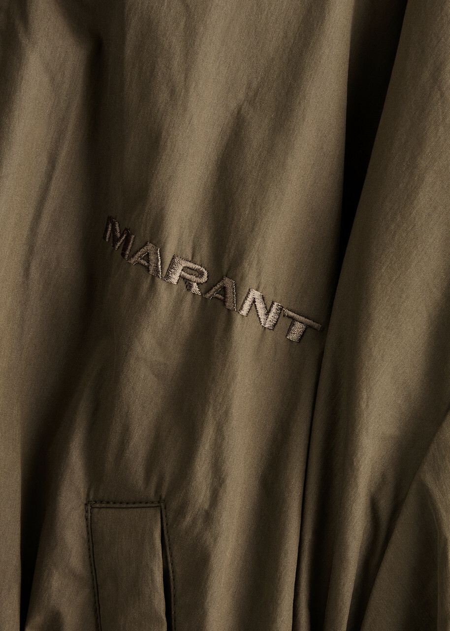 Isabel Marant étoile Bessime Cotton-blend Bomber Jacket Khaki