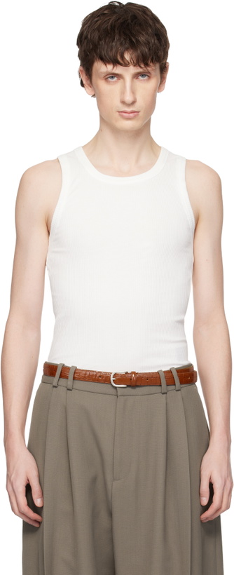 Photo: Seventh White Base Rib Tank Top