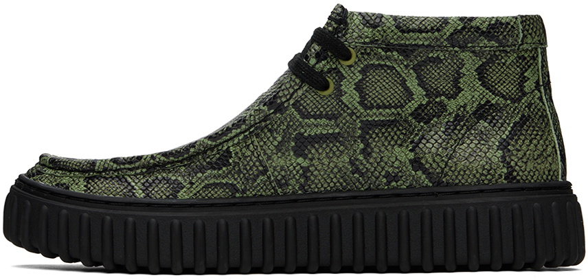Martine Rose Green Clarks Edition Torhill Ankle Boots