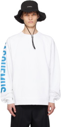 JACQUEMUS White La Casa 'Le sweatshirt Typo' Sweatshirt